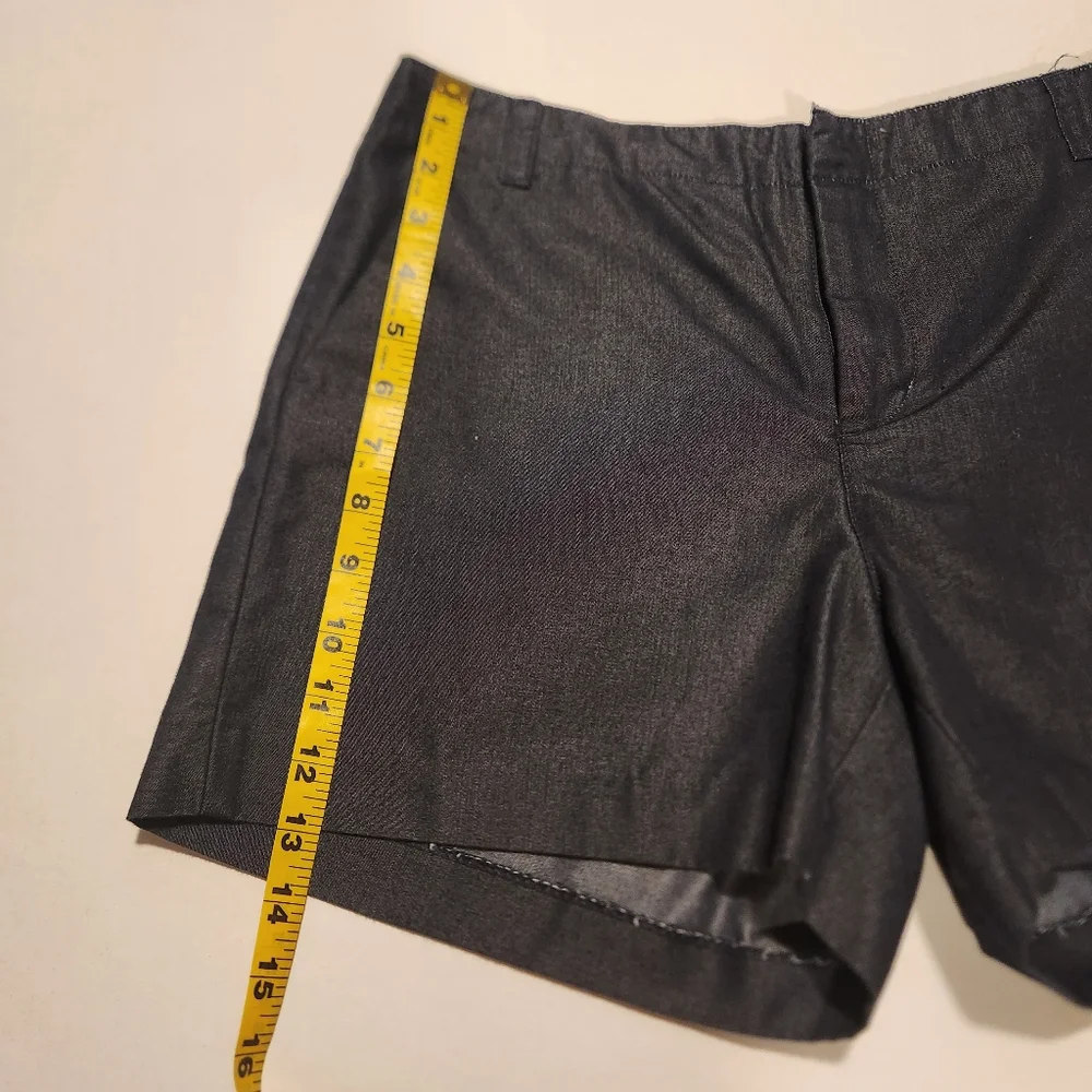 VTG Vintage Y2K Banana Republic Cotton Blend Dark Denim Shorts 8 EUC Summer 2002